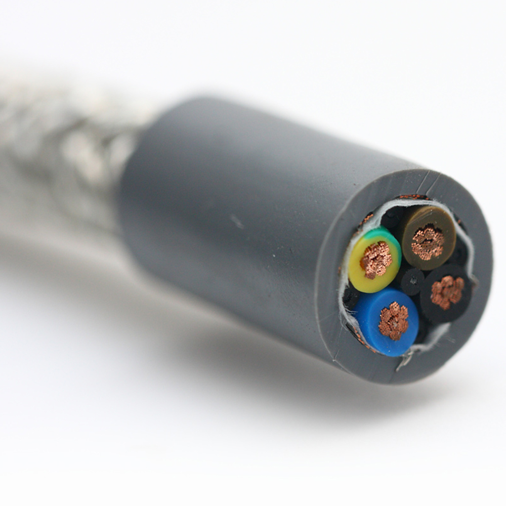 كابل روبوت JQR-256P PUR، حماية نحاسية كاملة