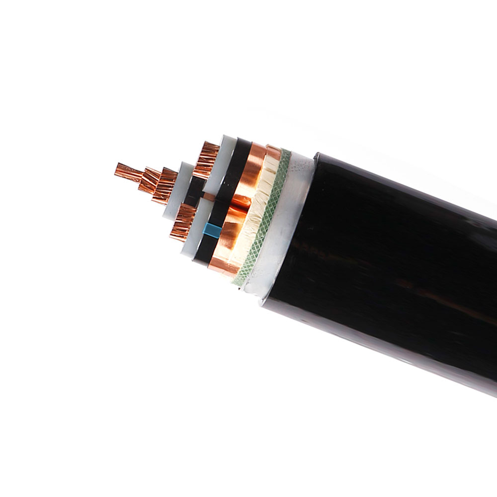 كابل طاقة معزول بالبولي إيثيلين مترابط YJLV43 6~35KV